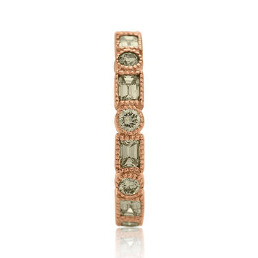 14k Yellow Gold Diamond Eternity Band 1.11 Ctw